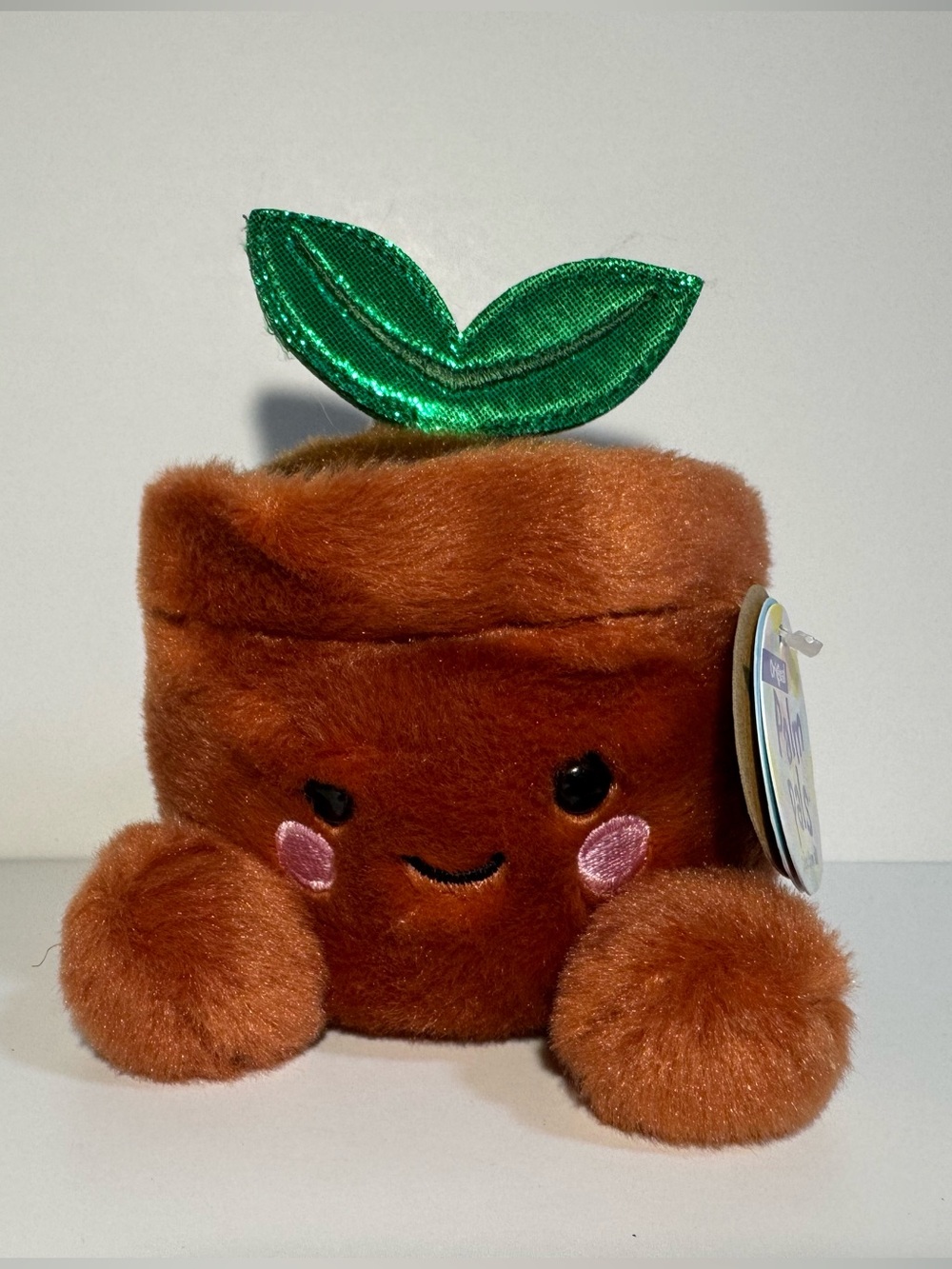 Palm Pals Terra Potted Plant Pot Stuffed 3”